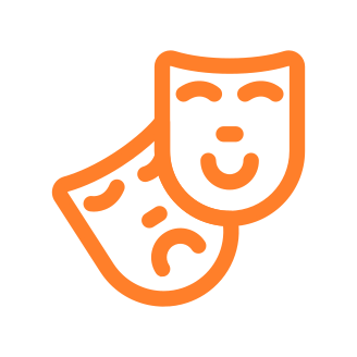 icono con varias imagenes que recuerdan a gente sentada relacionandose